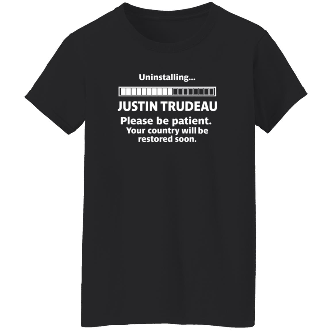 Uninstalling Justin Trudeau Shirt Canada Proud Store Uninstalling Justin Trudeau Shirt Hoodie Sweatshirt - Teechipus