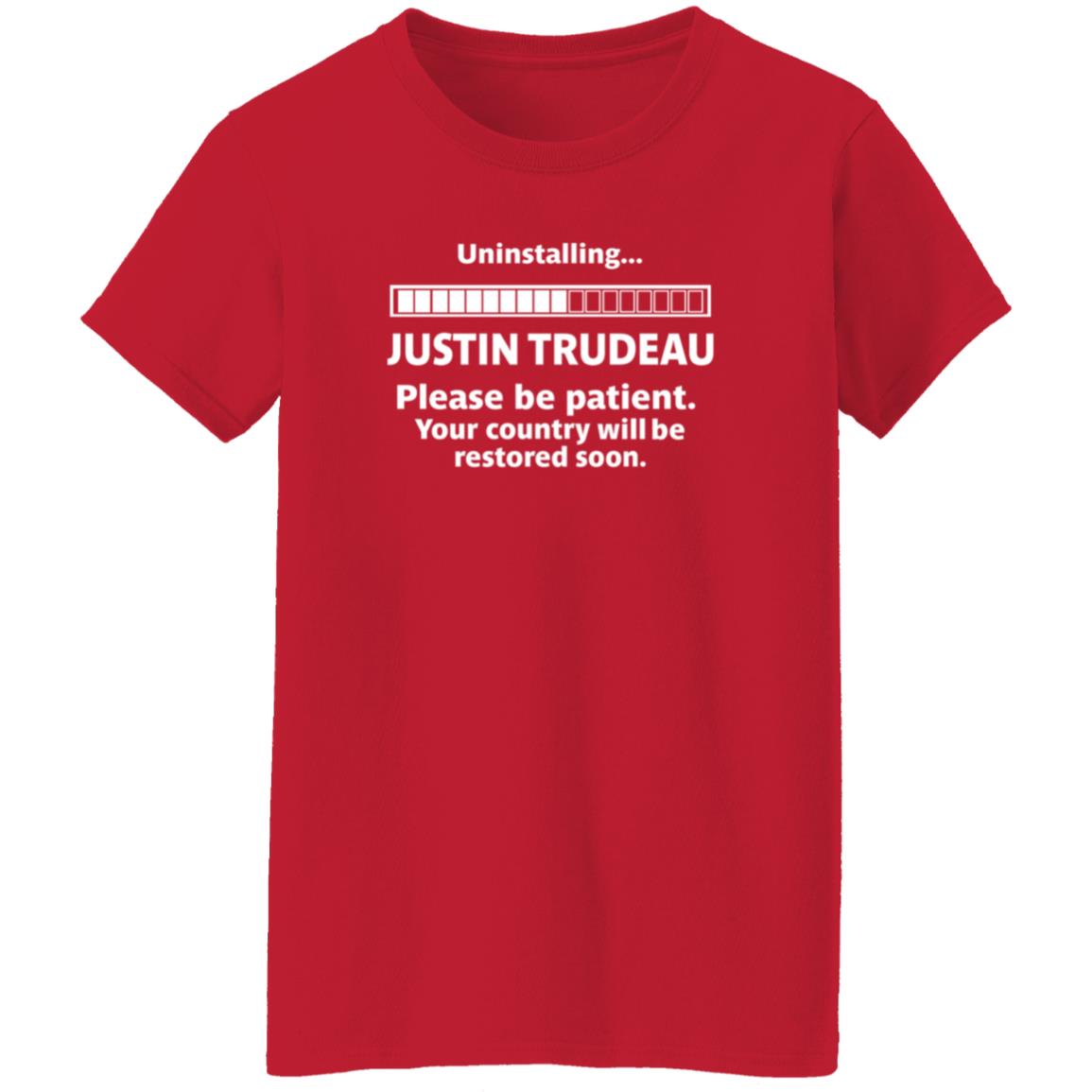 Uninstalling Justin Trudeau Shirt Canada Proud Store Uninstalling Justin Trudeau Shirt Hoodie Sweatshirt - Teechipus