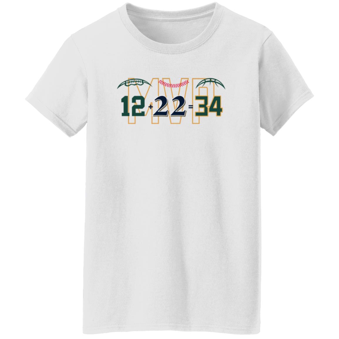 Mvp 12 22 34 Shirt Wisconsin White Mvp Shirt Uwshop - Teechipus