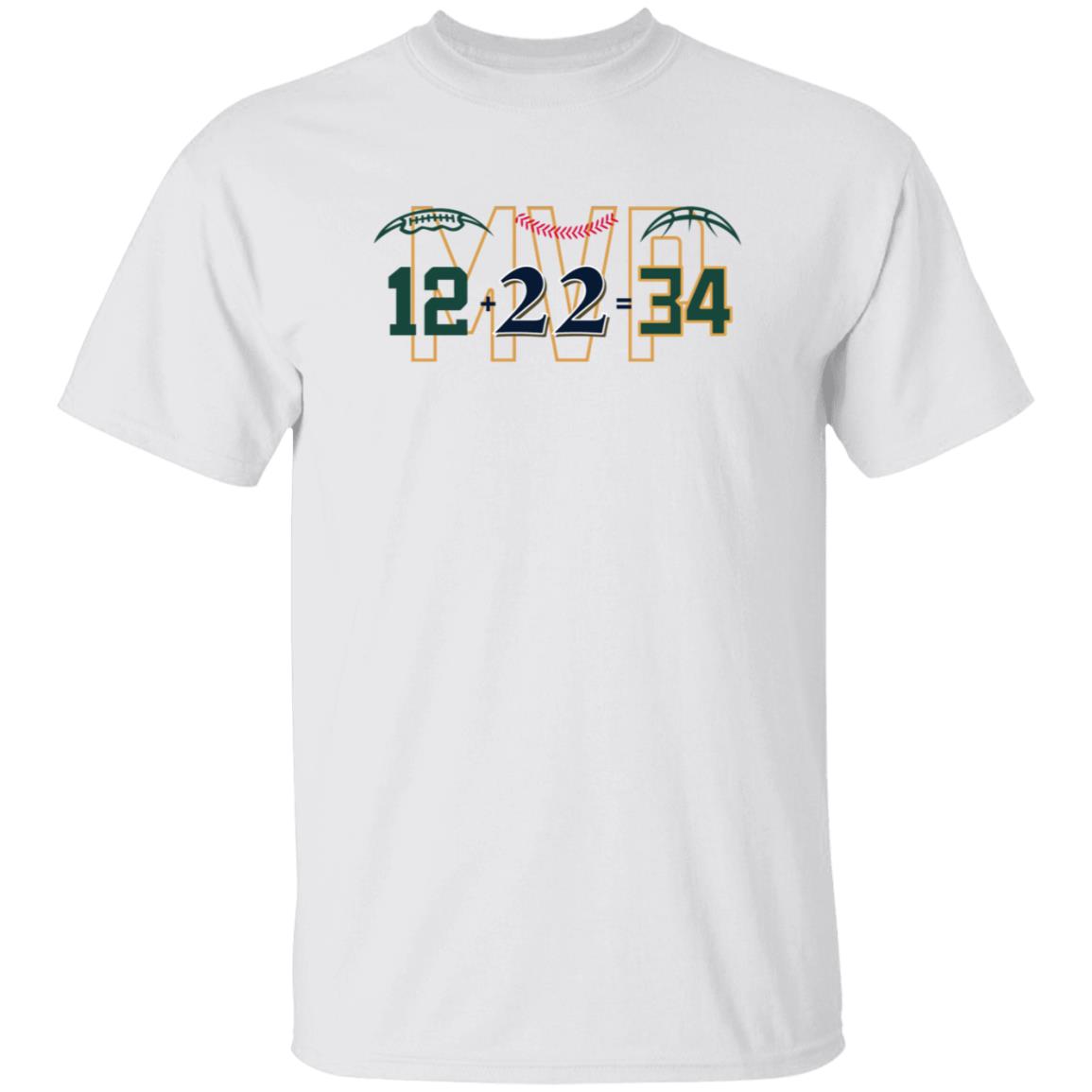 Mvp 12 22 34 Shirt Wisconsin White Mvp Shirt Uwshop - Teechipus