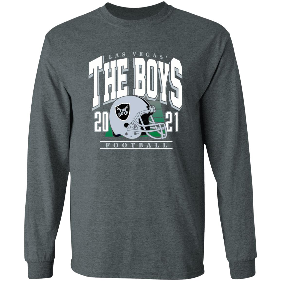Las Vegas The Boys 2021 Football Shirt Barstoolsports Merch The Boys Lv Helmet Shirt Hoodie Sweatshirt - Teechipus