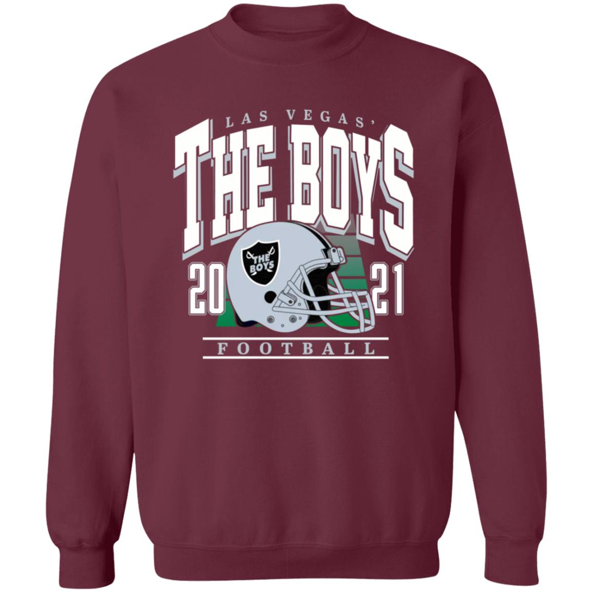 Las Vegas The Boys 2021 Football Shirt Barstoolsports Merch The Boys Lv Helmet Shirt Hoodie Sweatshirt - Teechipus
