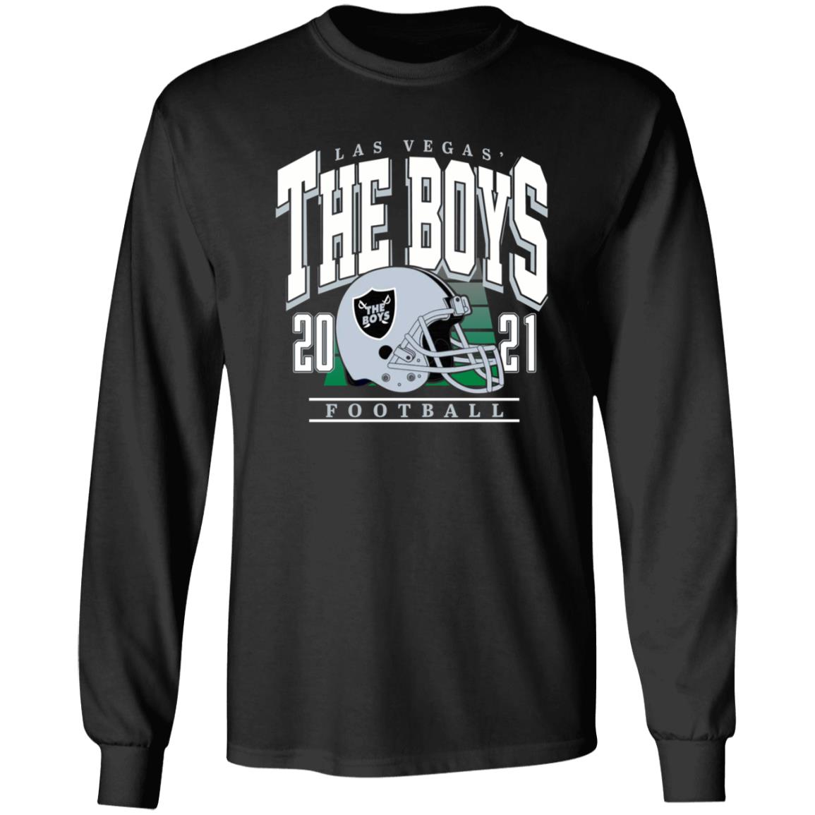 Las Vegas The Boys 2021 Football Shirt Barstoolsports Merch The Boys Lv Helmet Shirt Hoodie Sweatshirt - Teechipus