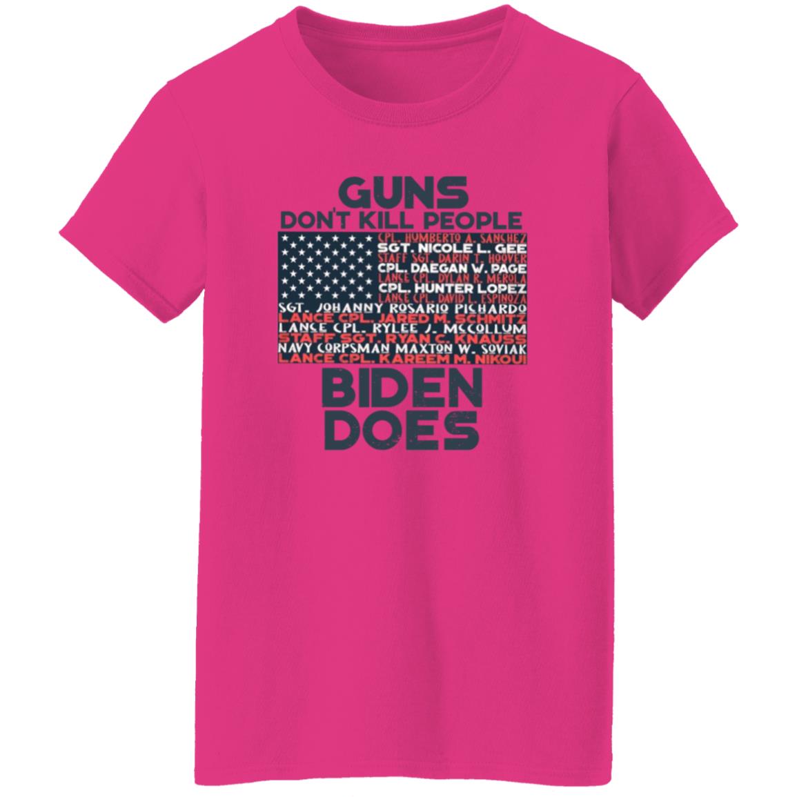 Guns Don't Kill People Biden Does Shirt Hoodie Sweatshirt - Teechipus
