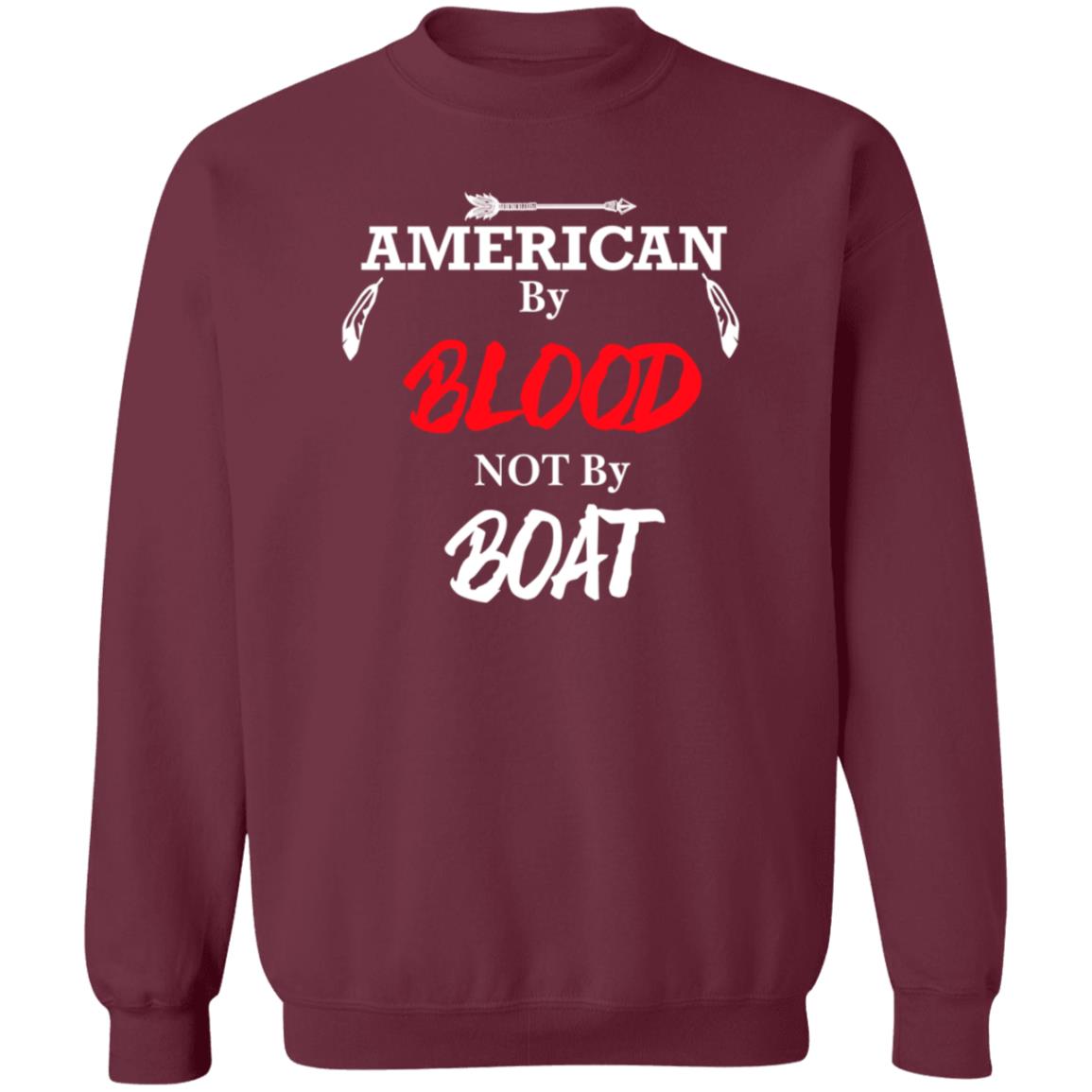 American By Blood Not By Boat Shirt Chrigga Charmin American By Blood Not By Boat Shirt - Teechipus