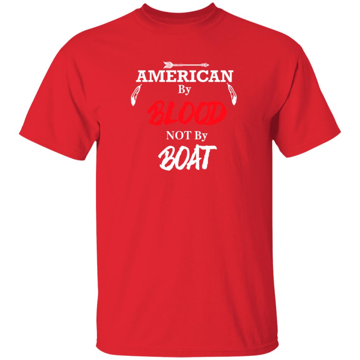 American By Blood Not By Boat Shirt Chrigga Charmin American By Blood Not By Boat Shirt - Teechipus