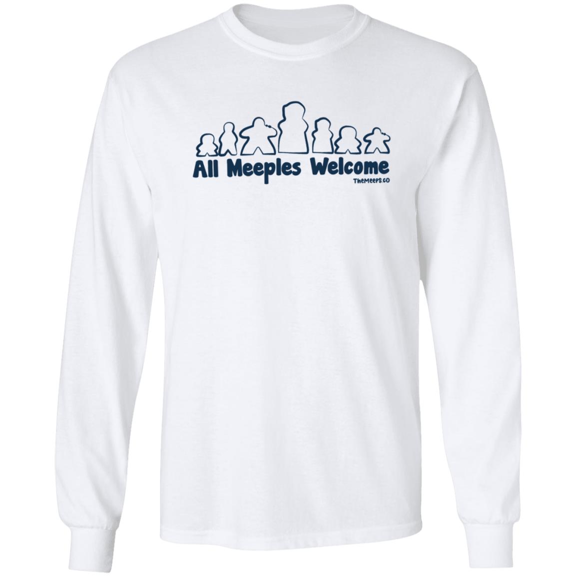 The Meeps Store All Meeples Welcome Shirt - Teechipus