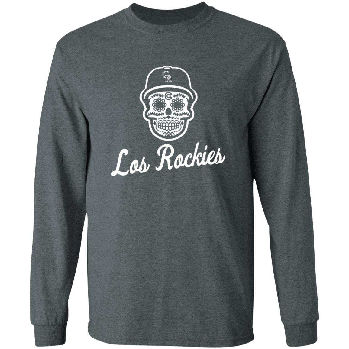 Los Rockies Shirt Colorado Rockies Los Rockies Calavera Shirt - Teechipus