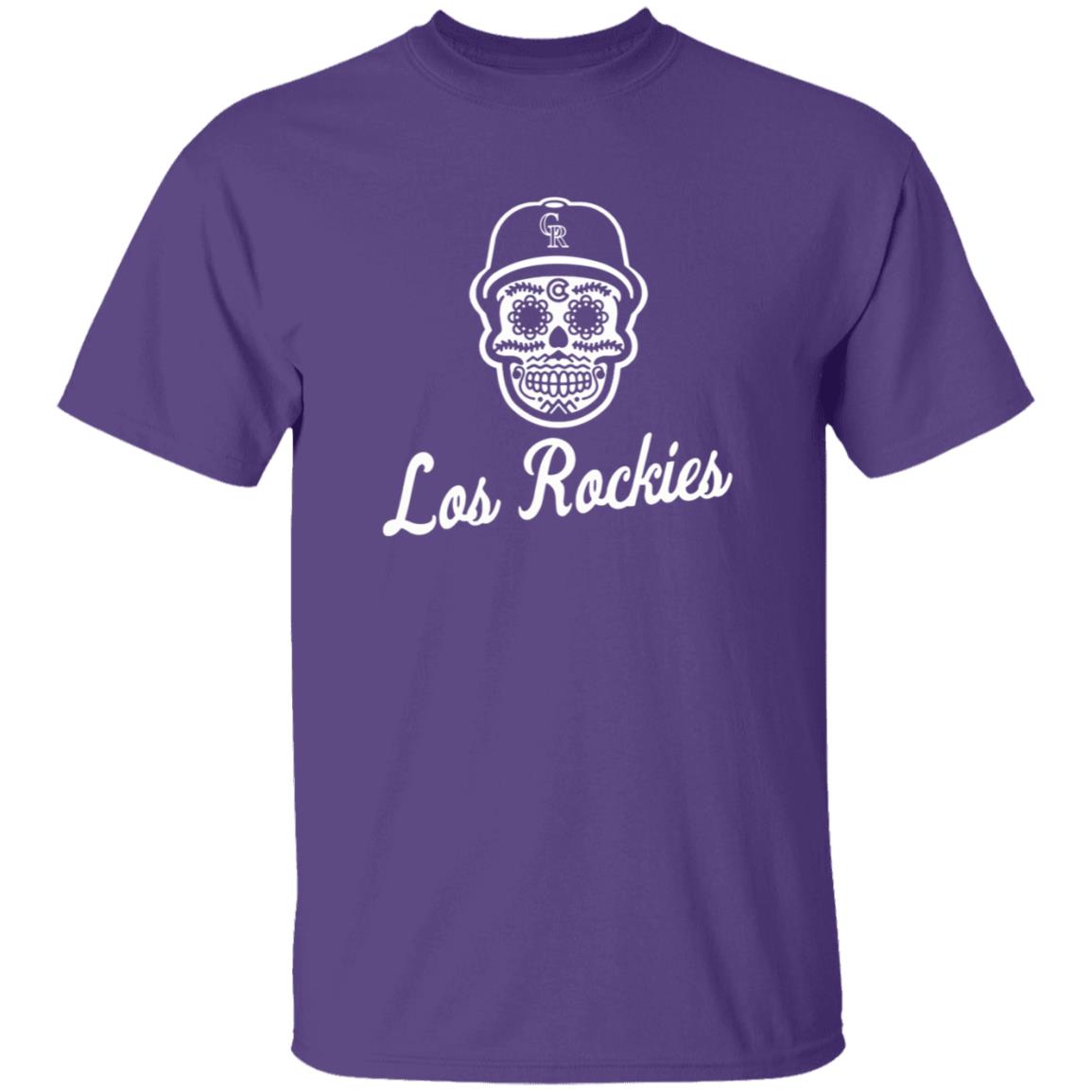 Los Rockies Shirt Colorado Rockies Los Rockies Calavera Shirt - Teechipus