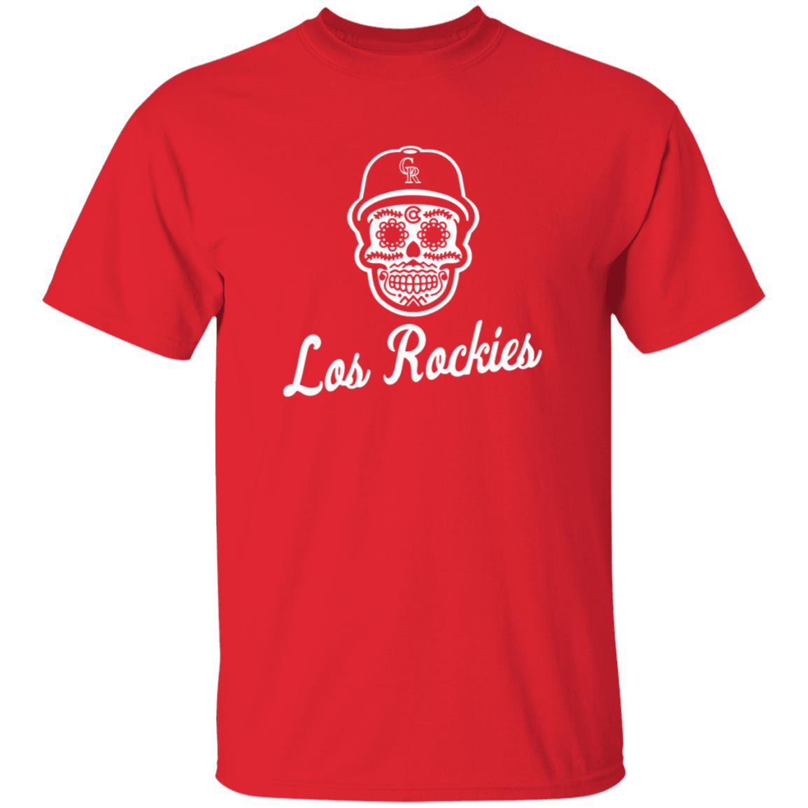 Los Rockies Shirt Colorado Rockies Los Rockies Calavera Shirt - Teechipus