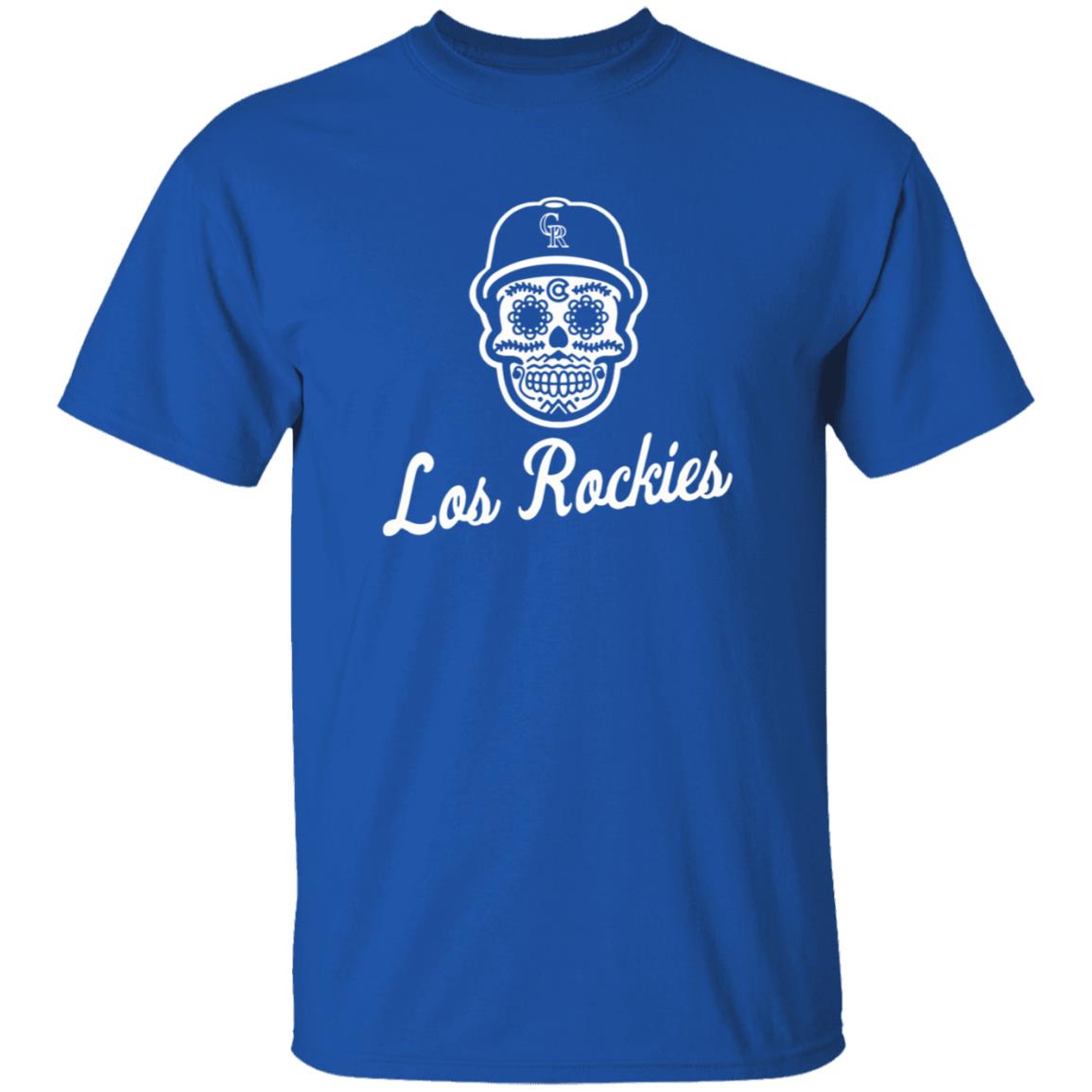 Los Rockies Shirt Colorado Rockies Los Rockies Calavera Shirt - Teechipus
