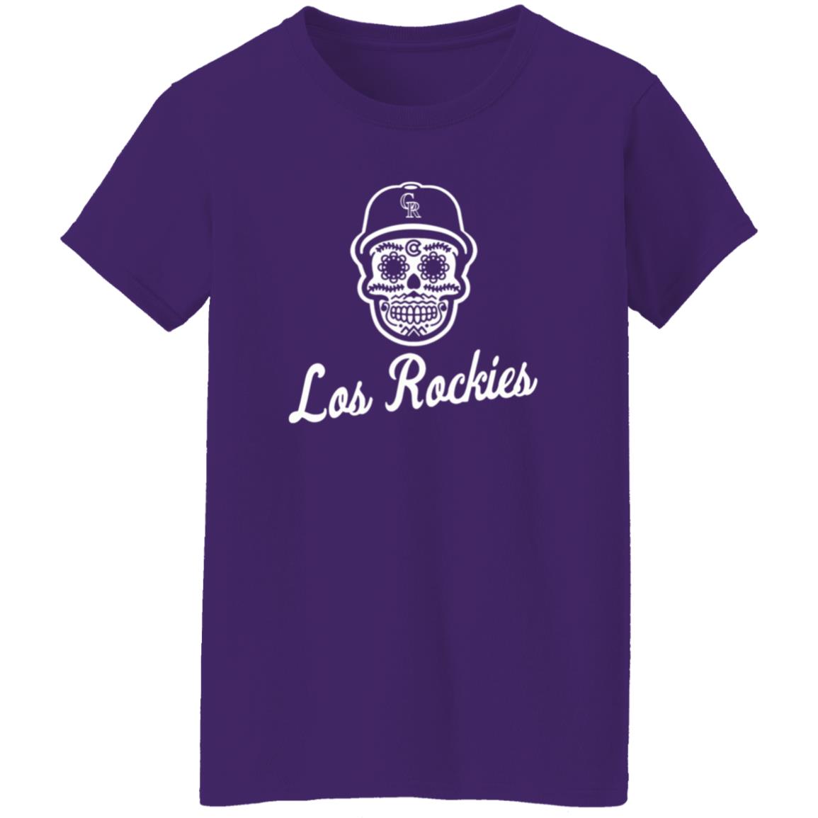 Los Rockies Shirt Colorado Rockies Los Rockies Calavera Shirt - Teechipus