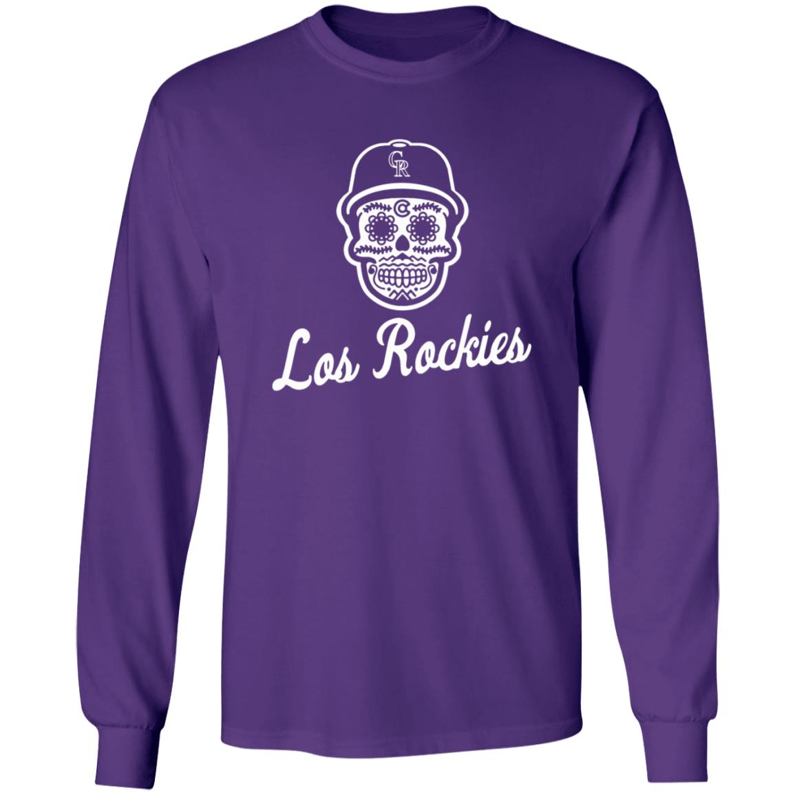 Los Rockies Shirt Colorado Rockies Los Rockies Calavera Shirt - Teechipus