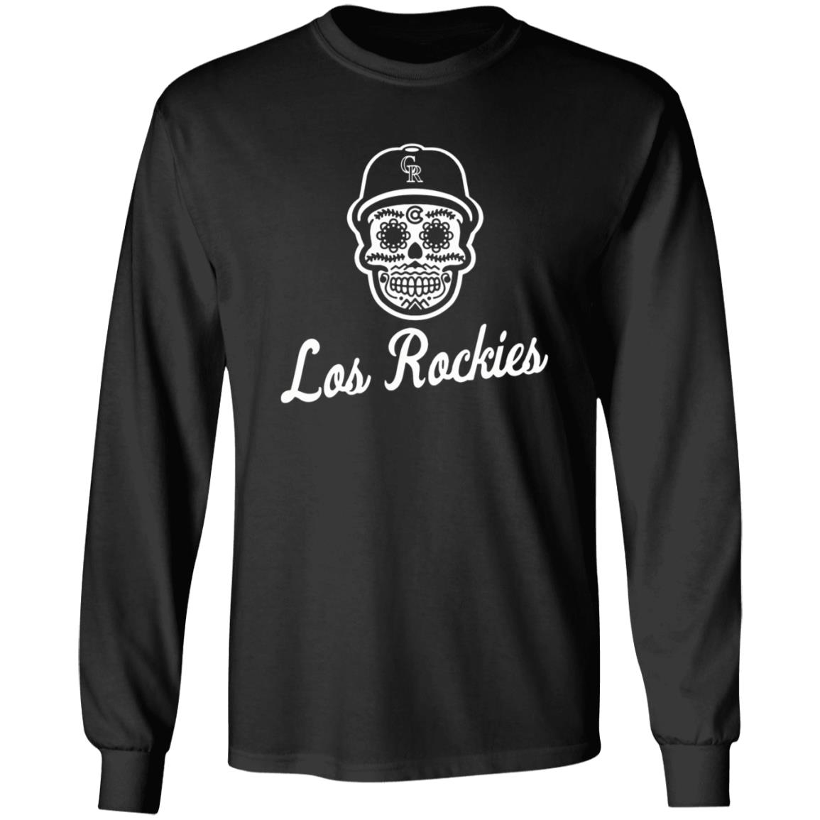 Los Rockies Shirt Colorado Rockies Los Rockies Calavera Shirt - Teechipus