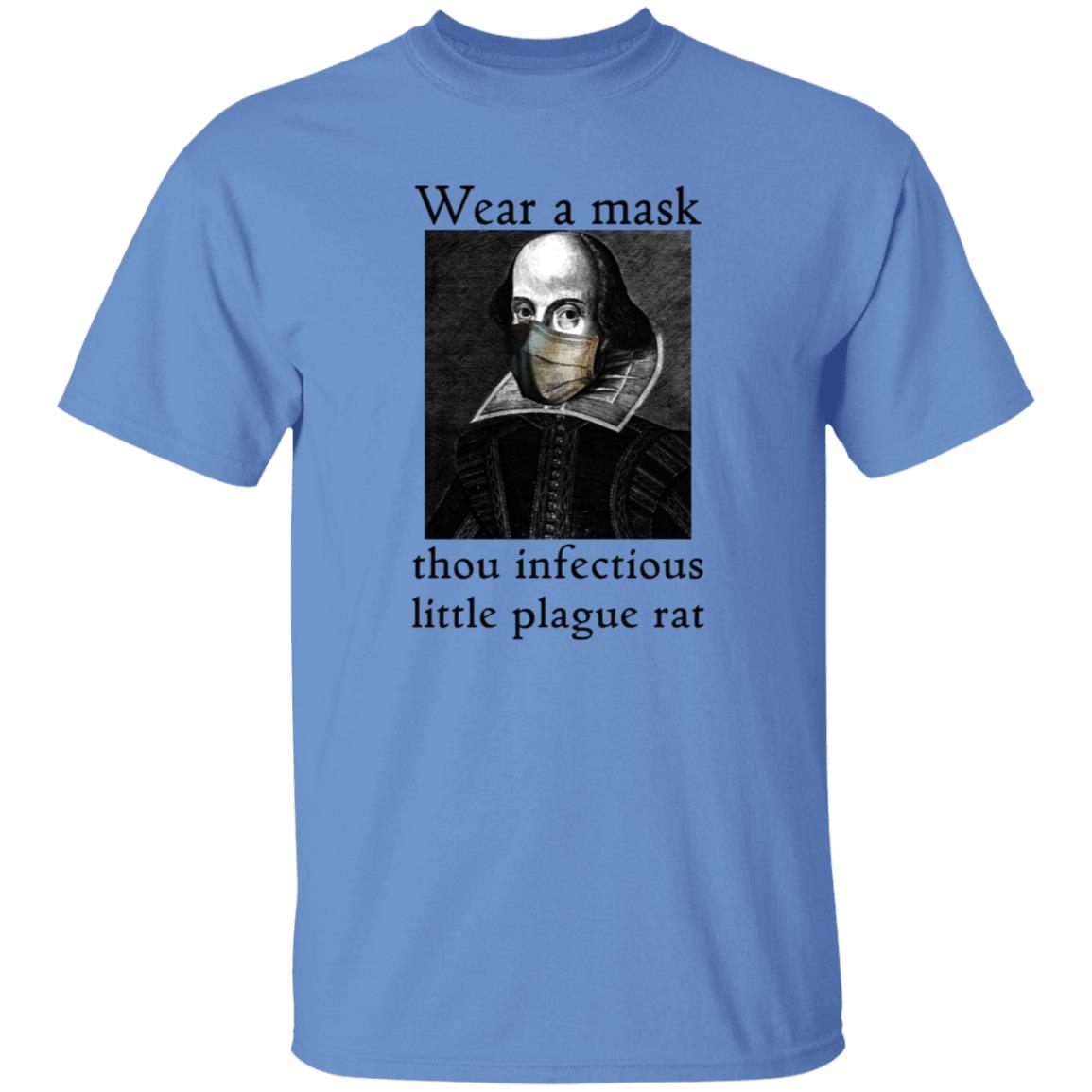 Wear A Mask Infectious Plague Rat Shakespeare Shirt Hoodie - Teechipus