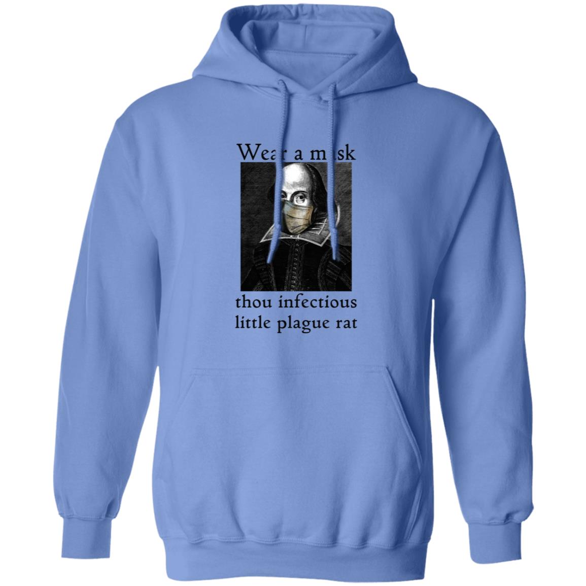 Wear A Mask Infectious Plague Rat Shakespeare Shirt Hoodie - Teechipus