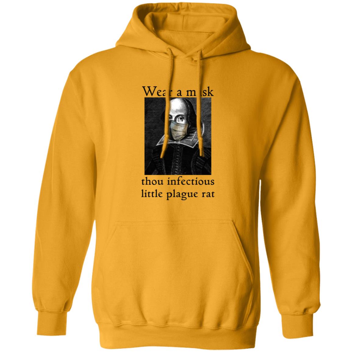 Wear A Mask Infectious Plague Rat Shakespeare Shirt Hoodie - Teechipus