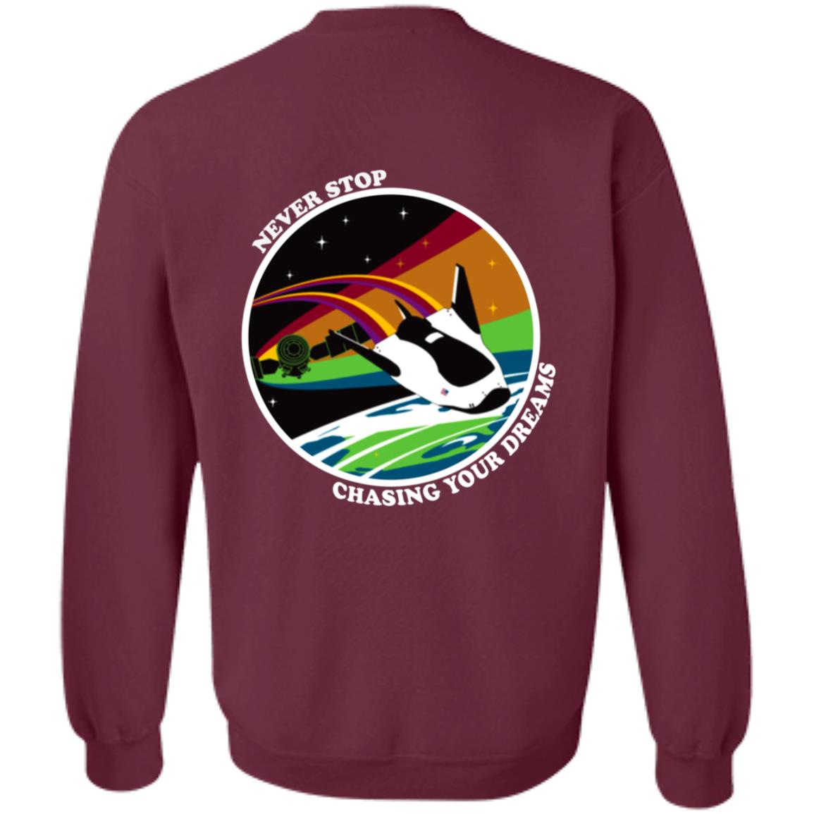 Never Stop Chasing Your Dreams Shirt Hoodie Sweatshirt - Teechipus