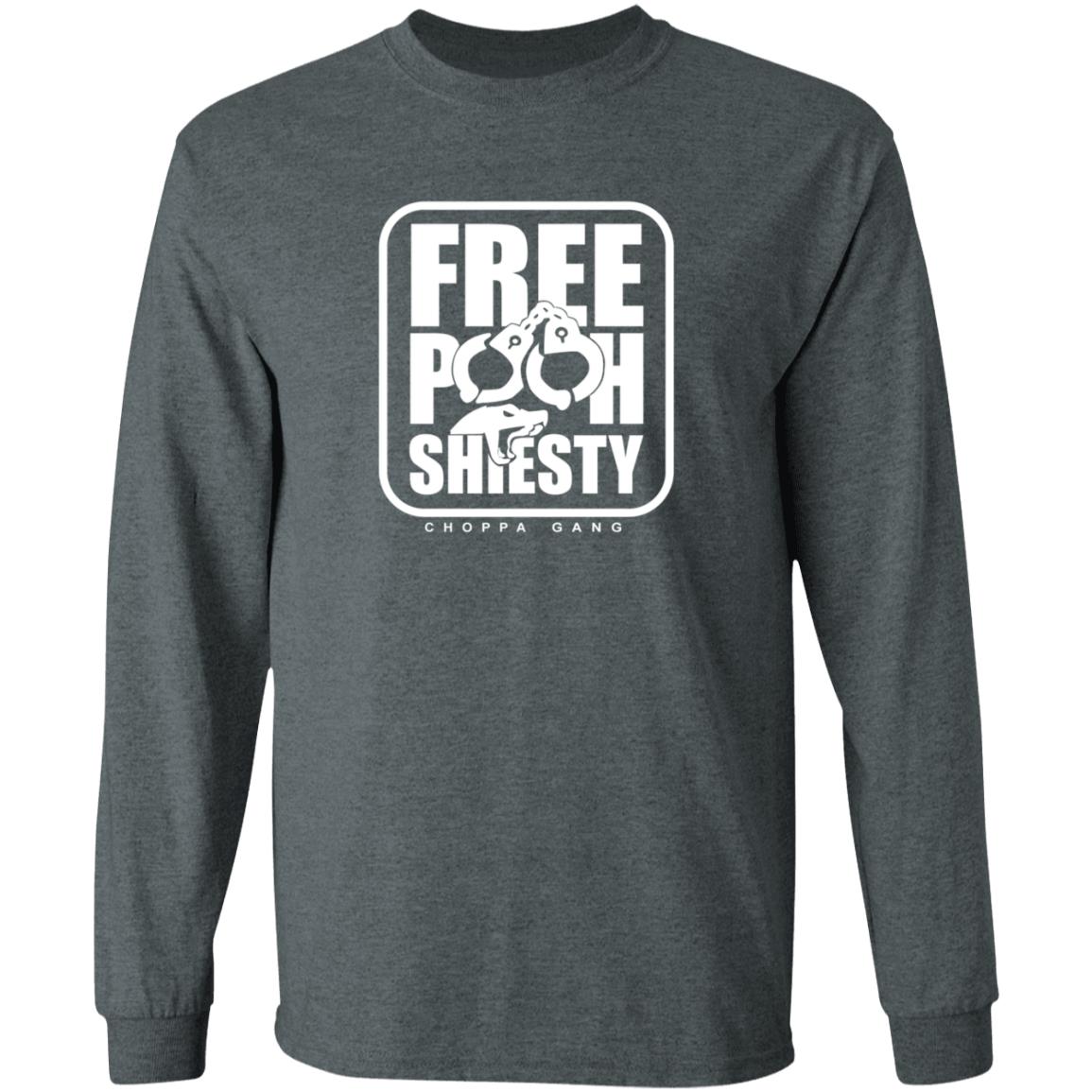 Free Pooh Shiesty Shirt Free Pooh Shiesty Choppa Gang Shirt Hoodie Sweatshirt - Teechipus