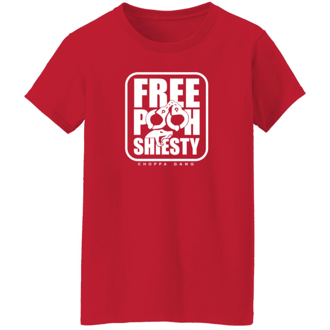 Free Pooh Shiesty Shirt Free Pooh Shiesty Choppa Gang Shirt Hoodie Sweatshirt - Teechipus