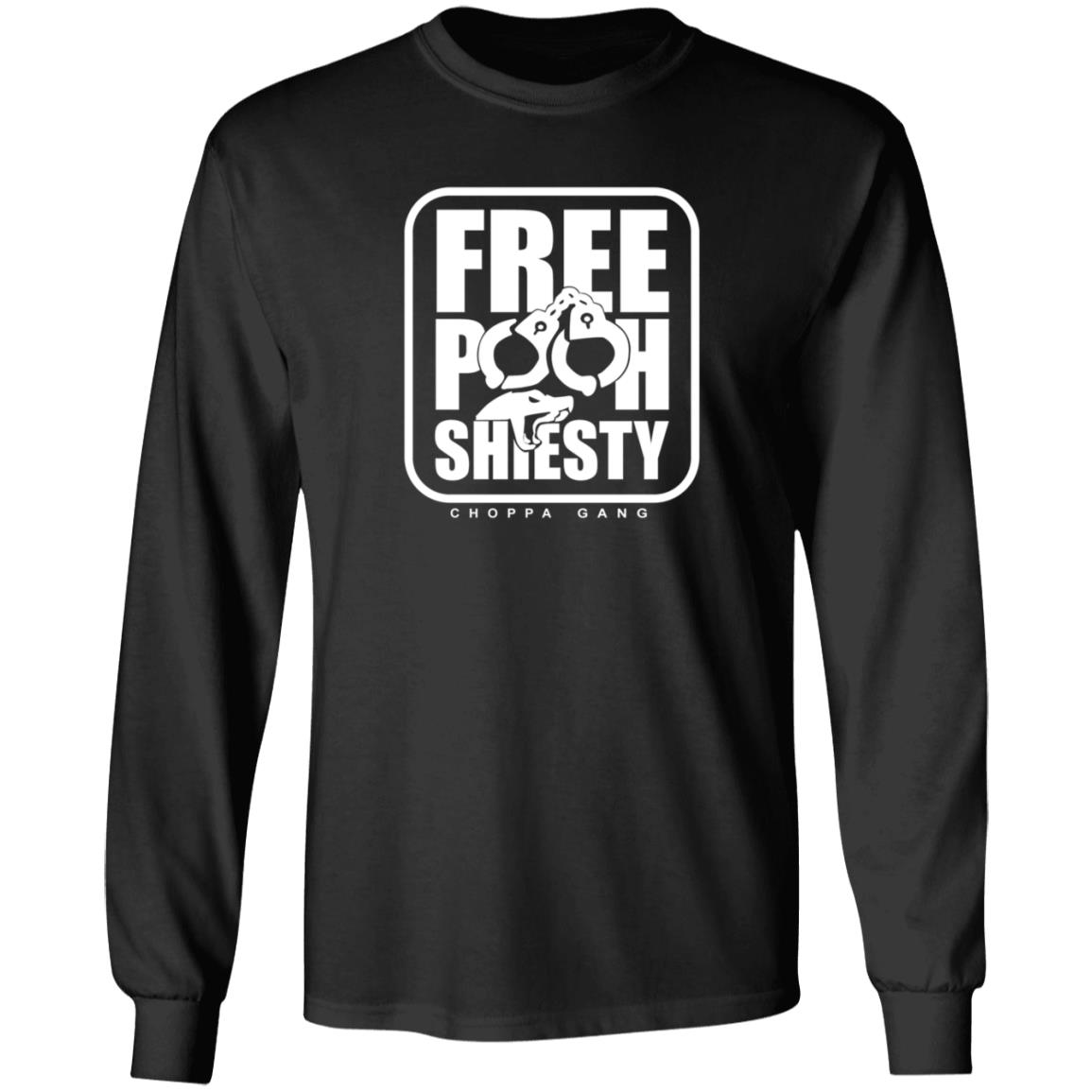 Free Pooh Shiesty Shirt Free Pooh Shiesty Choppa Gang Shirt Hoodie Sweatshirt - Teechipus