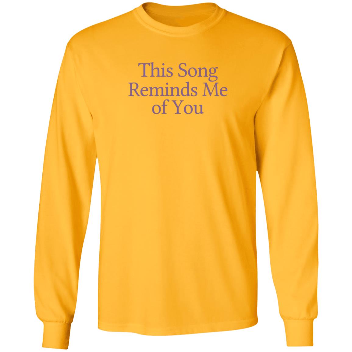 This Song Reminds Me Of You Shirt Lonely Ghost Merch - Teechipus