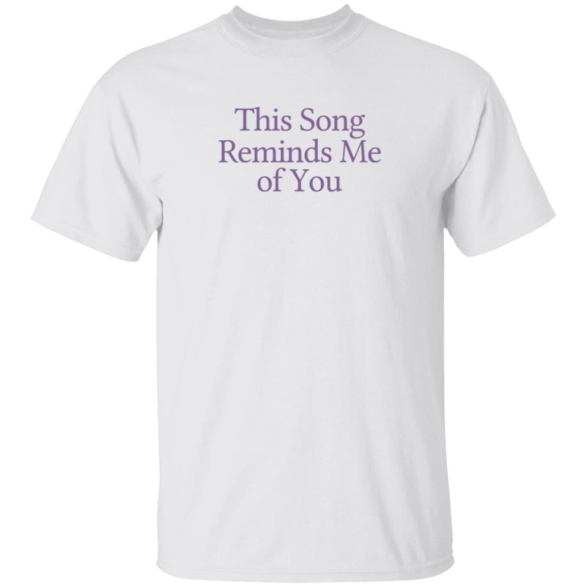This Song Reminds Me Of You Shirt Lonely Ghost Merch - Teechipus