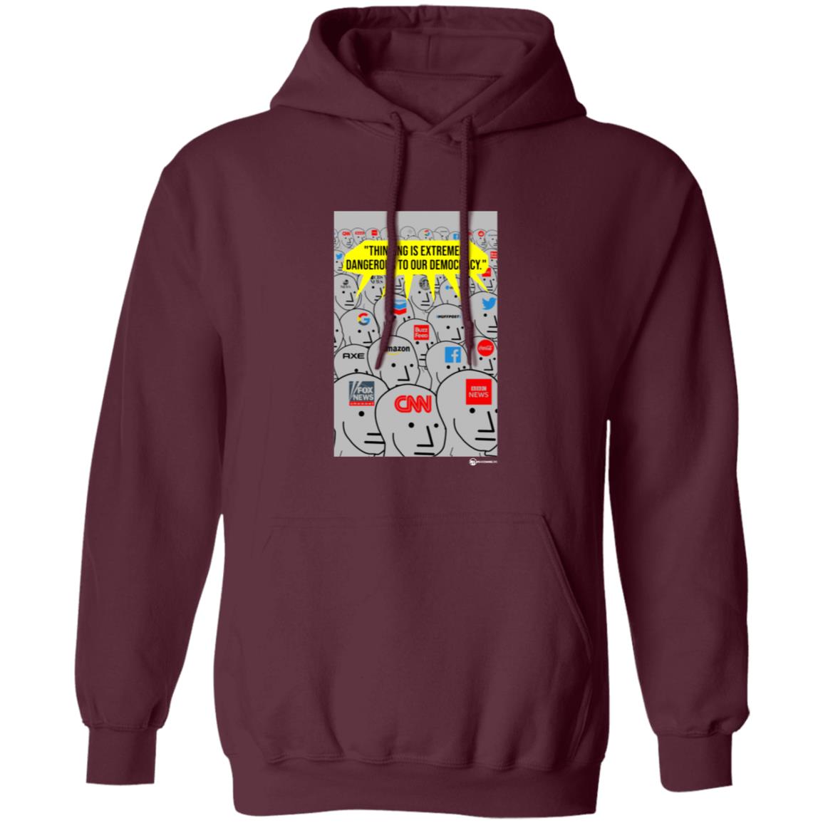 Thinking Is Dangerous Shirt Luke Rudkowski Thinking Is Dangerous Shirt Hoodie Sweatshirt - Teechipus