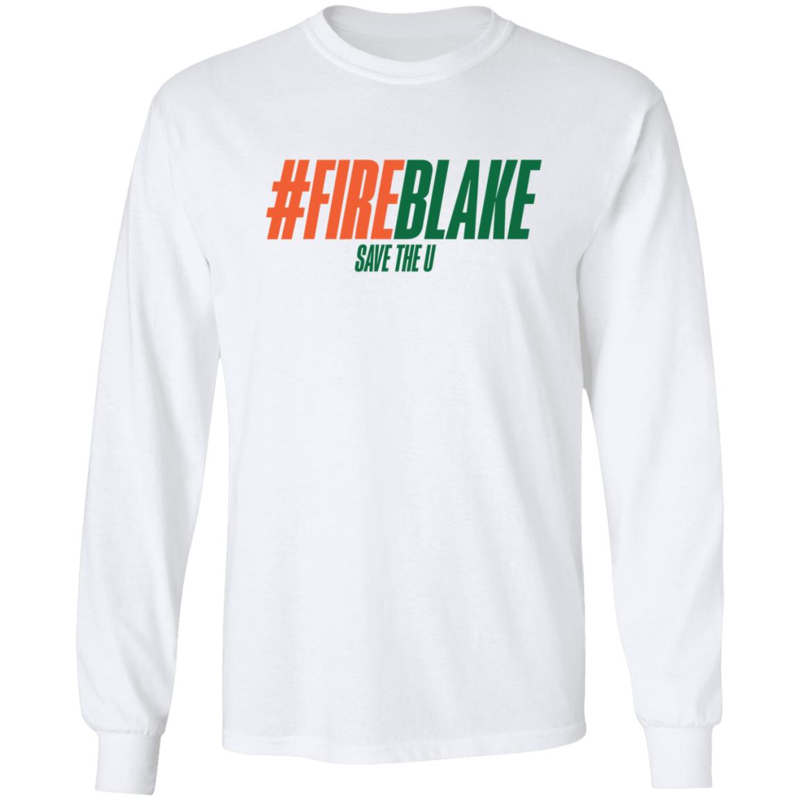 Fireblake Save The U Shirt Canes Corner Store Fireblake Save The U Shirt Hoodie Sweatshirt - Teechipus