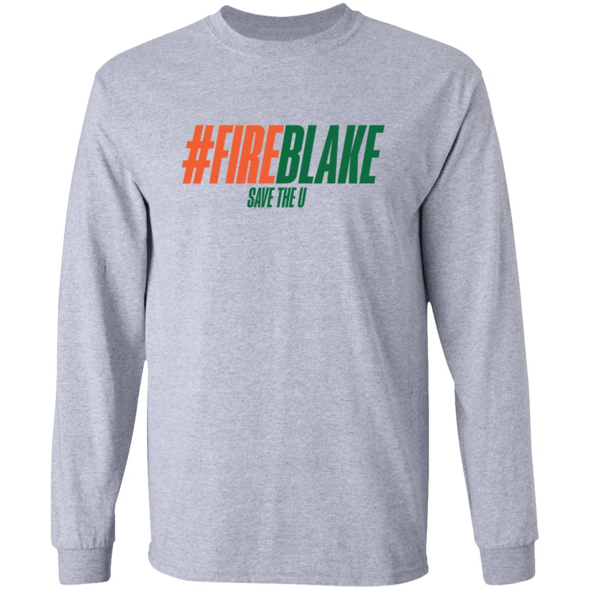 Fireblake Save The U Shirt Canes Corner Store Fireblake Save The U Shirt Hoodie Sweatshirt - Teechipus