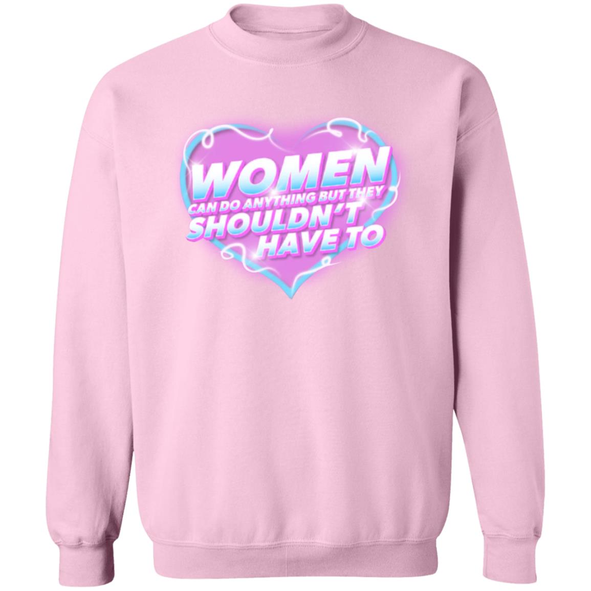 She Rates Dogs Merch Women Can Do Anything Lavender Hoodie - Teechipus