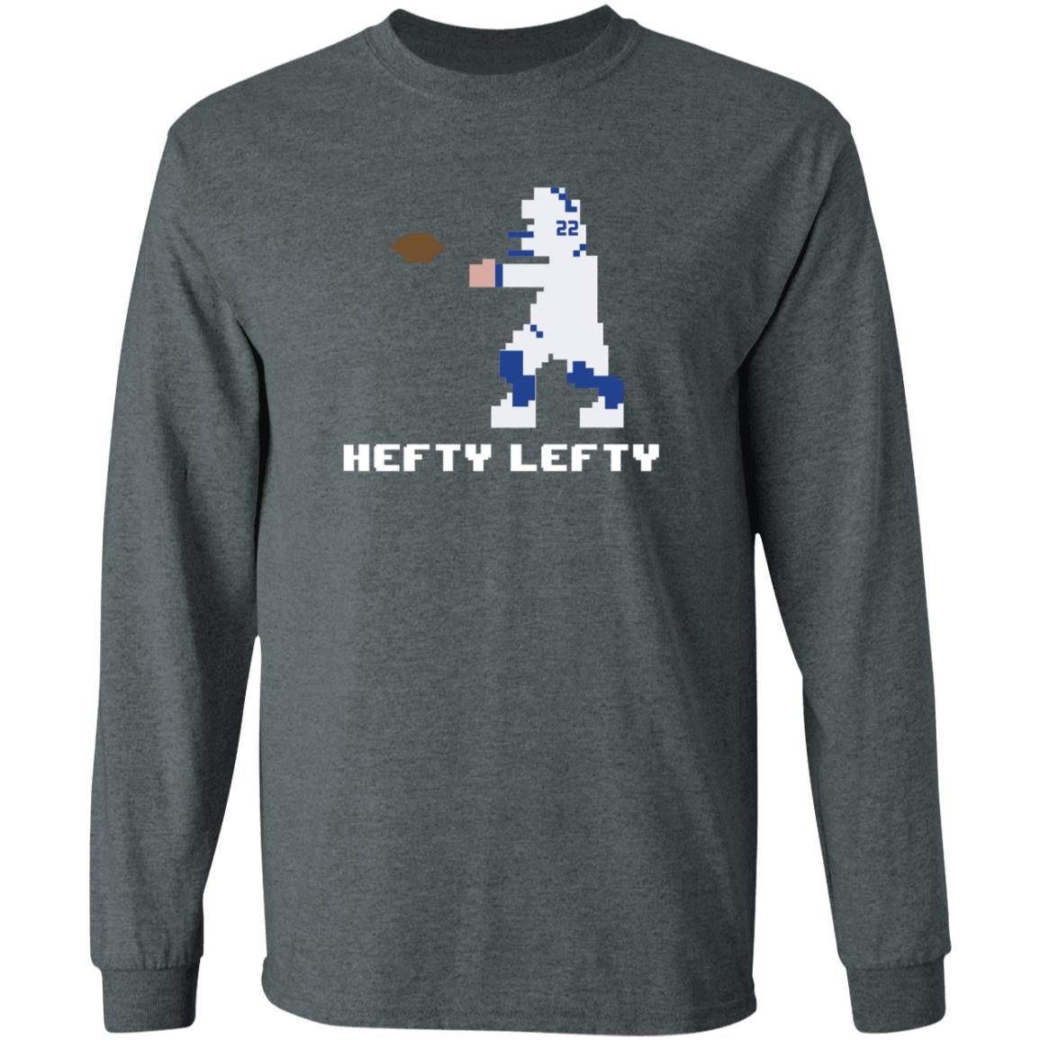 Throwboytees Shop Hefty Lefty Shirt Brandon Walker 8 Bit Hefty Lefty Shirt - Teechipus