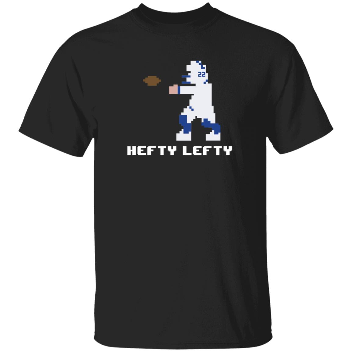 Throwboytees Shop Hefty Lefty Shirt Brandon Walker 8 Bit Hefty Lefty Shirt - Teechipus