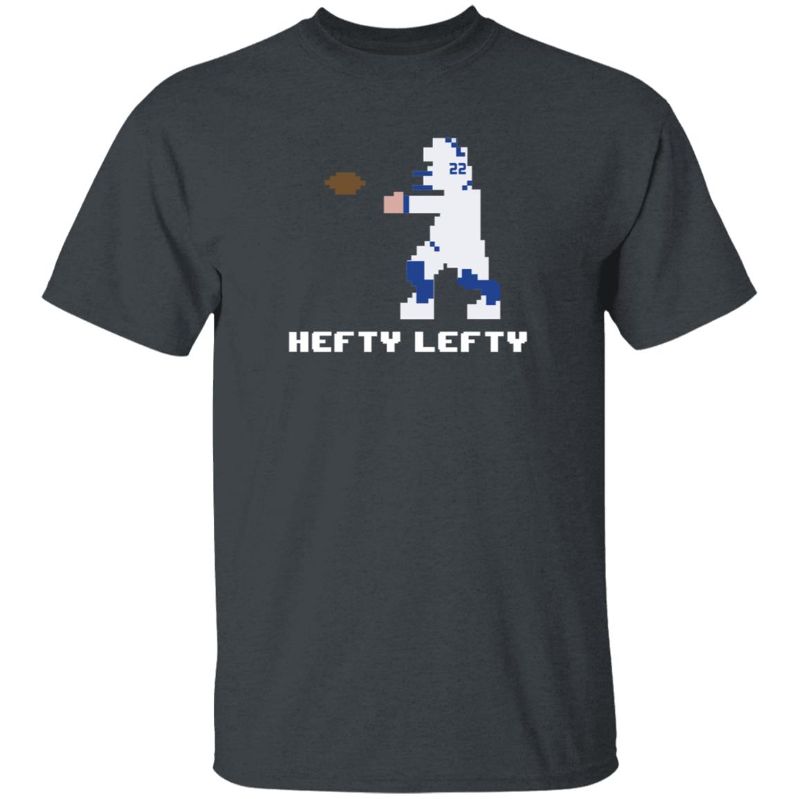 Throwboytees Shop Hefty Lefty Shirt Brandon Walker 8 Bit Hefty Lefty Shirt - Teechipus