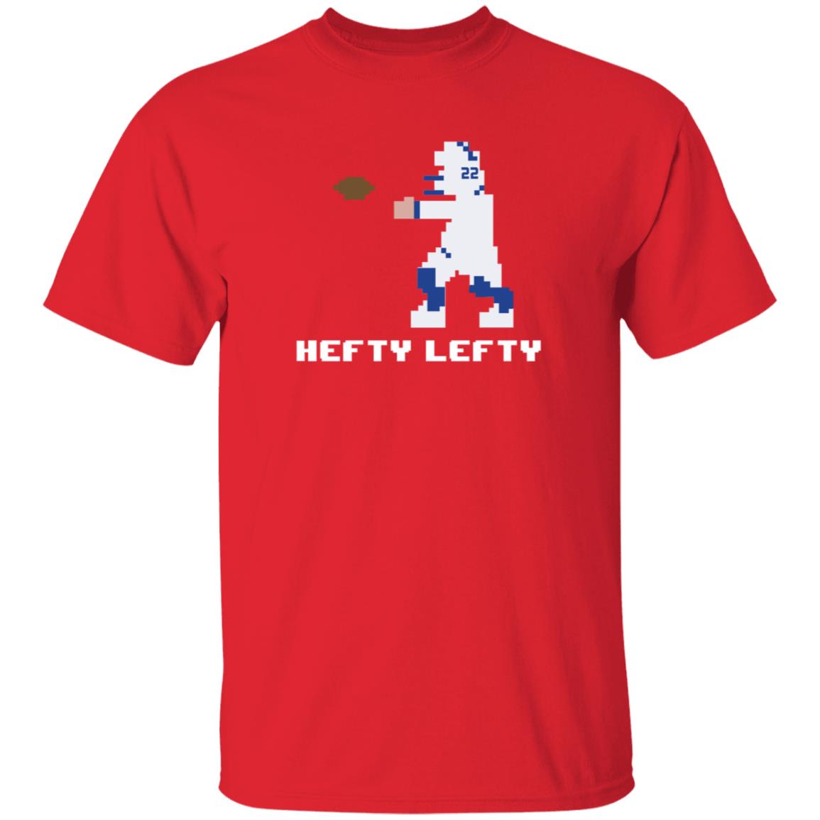 Throwboytees Shop Hefty Lefty Shirt Brandon Walker 8 Bit Hefty Lefty Shirt - Teechipus