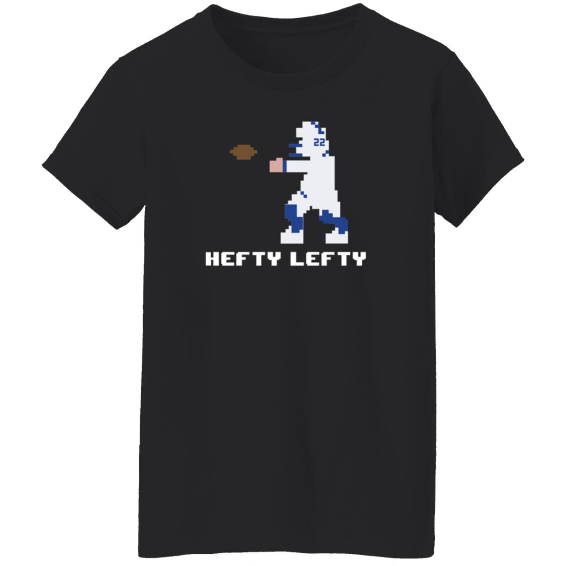 Throwboytees Shop Hefty Lefty Shirt Brandon Walker 8 Bit Hefty Lefty Shirt - Teechipus