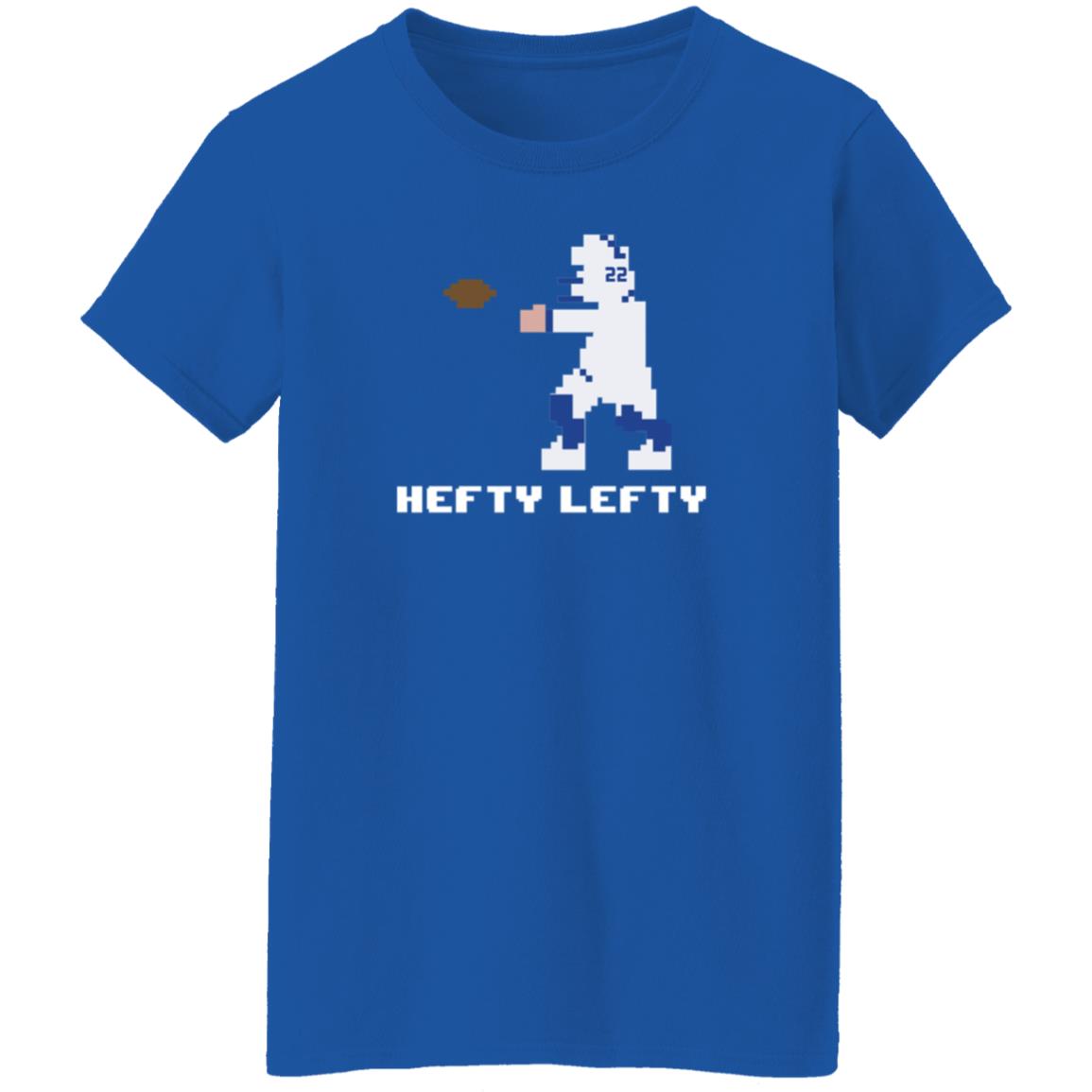 Throwboytees Shop Hefty Lefty Shirt Brandon Walker 8 Bit Hefty Lefty Shirt - Teechipus