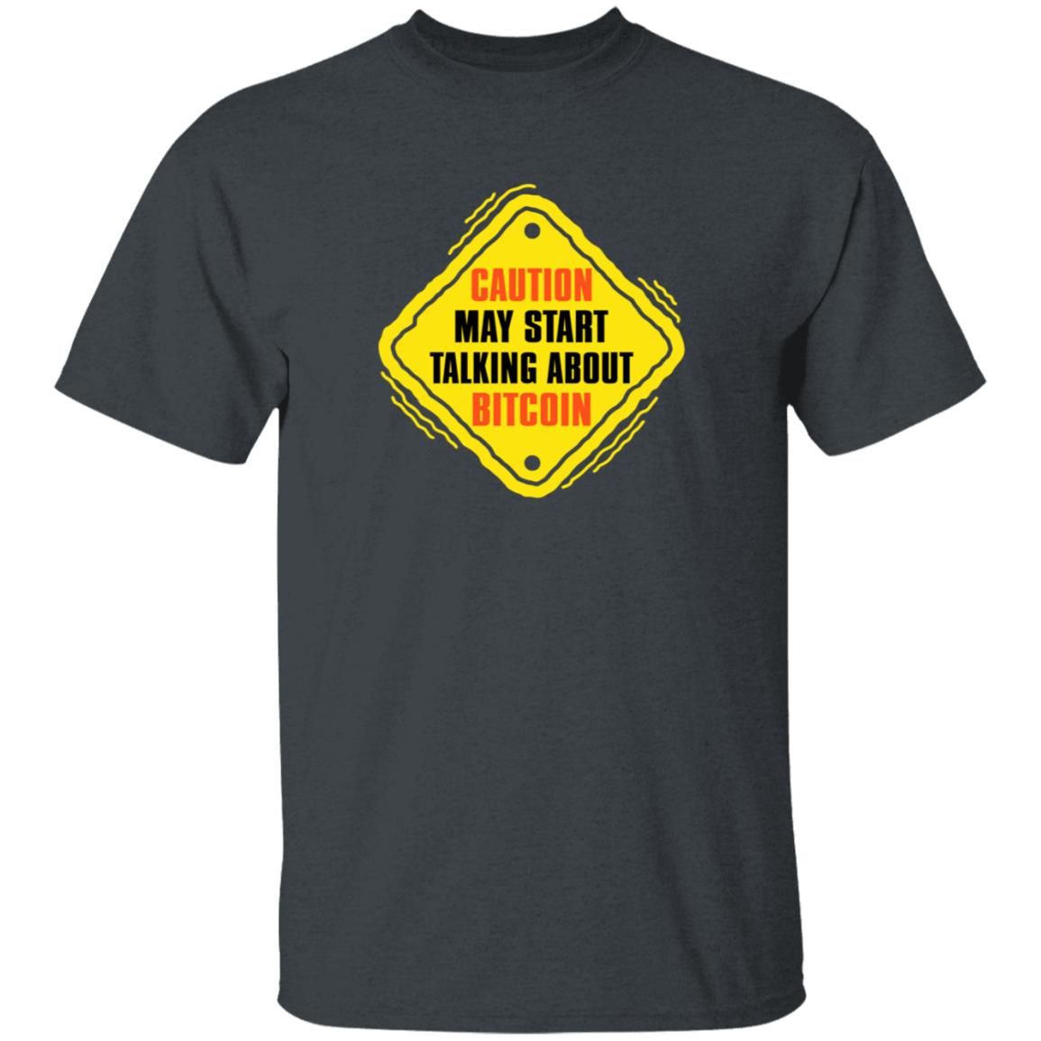 Caution May Start Talking About Bitcoin Shirt Neil Jacobs Caution May Start Talking About Bitcoin Shirt - Teechipus