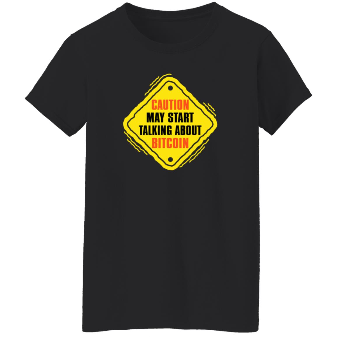 Caution May Start Talking About Bitcoin Shirt Neil Jacobs Caution May Start Talking About Bitcoin Shirt - Teechipus