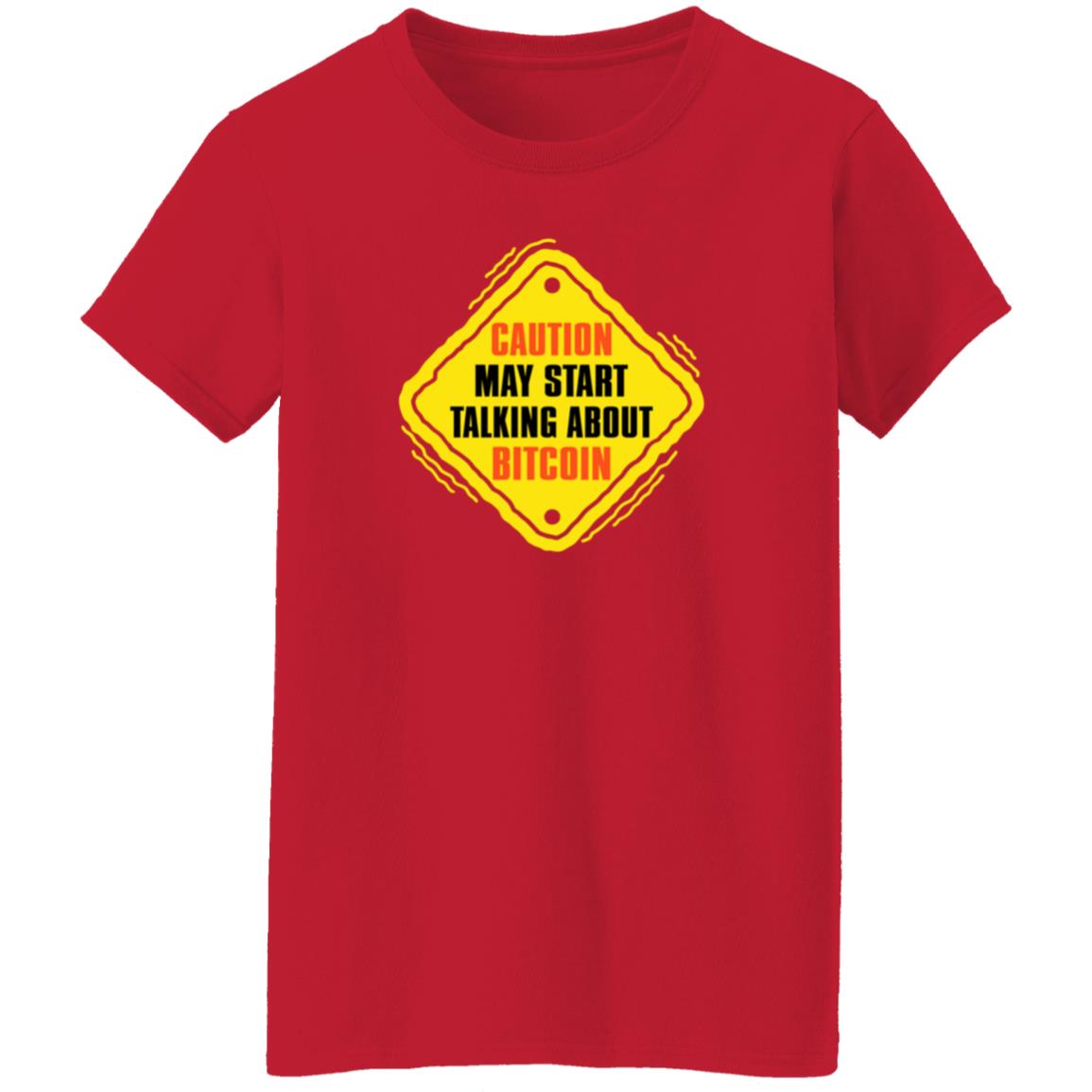Caution May Start Talking About Bitcoin Shirt Neil Jacobs Caution May Start Talking About Bitcoin Shirt - Teechipus