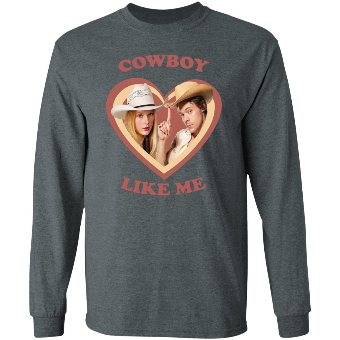 Haylor Cowboy Like Me Shirt Leather Haylor Cowboy Like Me Shirt Hoodie Sweatshirt - Teechipus