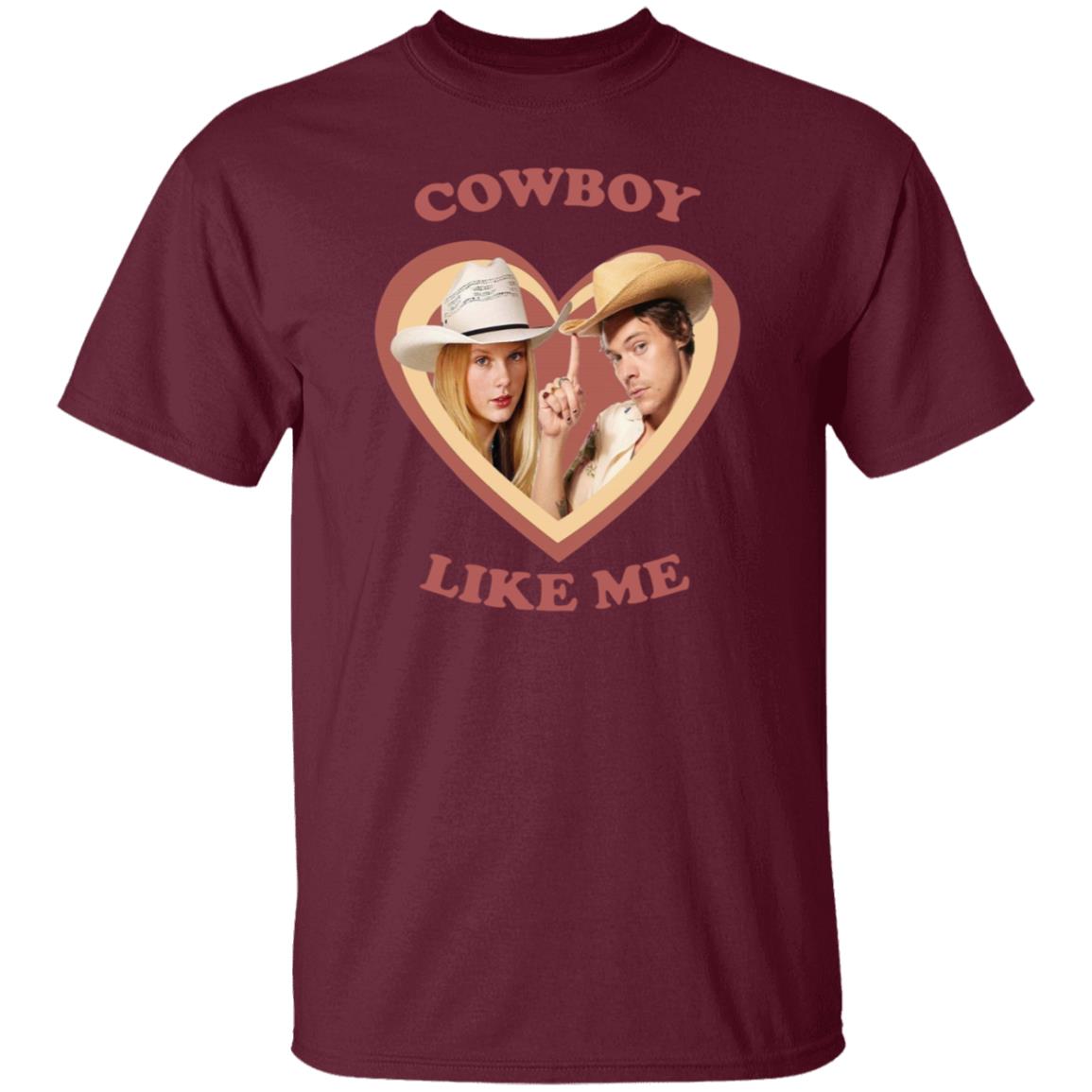 Haylor Cowboy Like Me Shirt Leather Haylor Cowboy Like Me Shirt Hoodie Sweatshirt - Teechipus