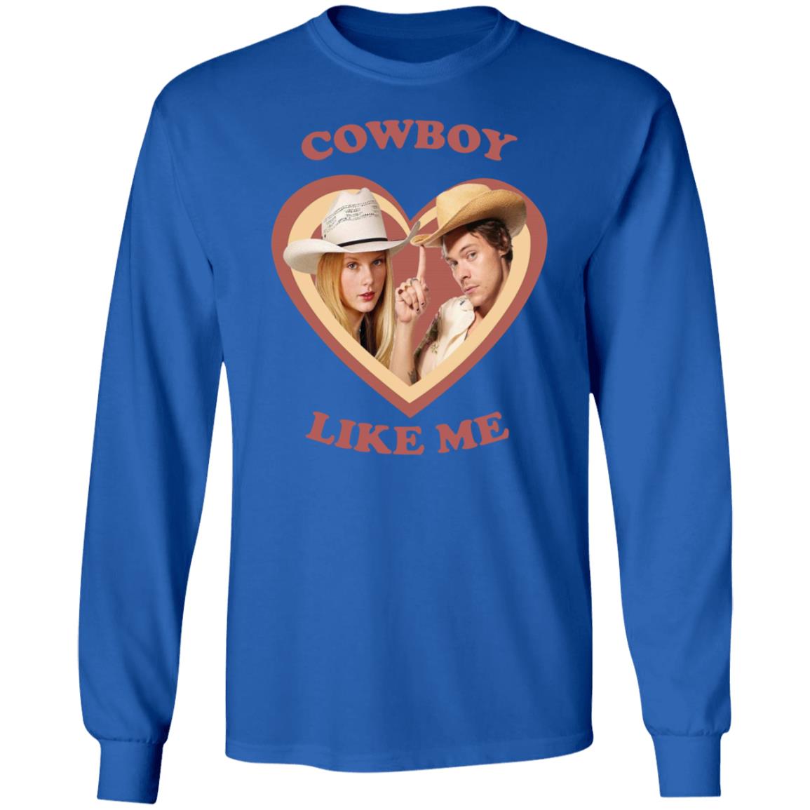Haylor Cowboy Like Me Shirt Leather Haylor Cowboy Like Me Shirt Hoodie Sweatshirt - Teechipus