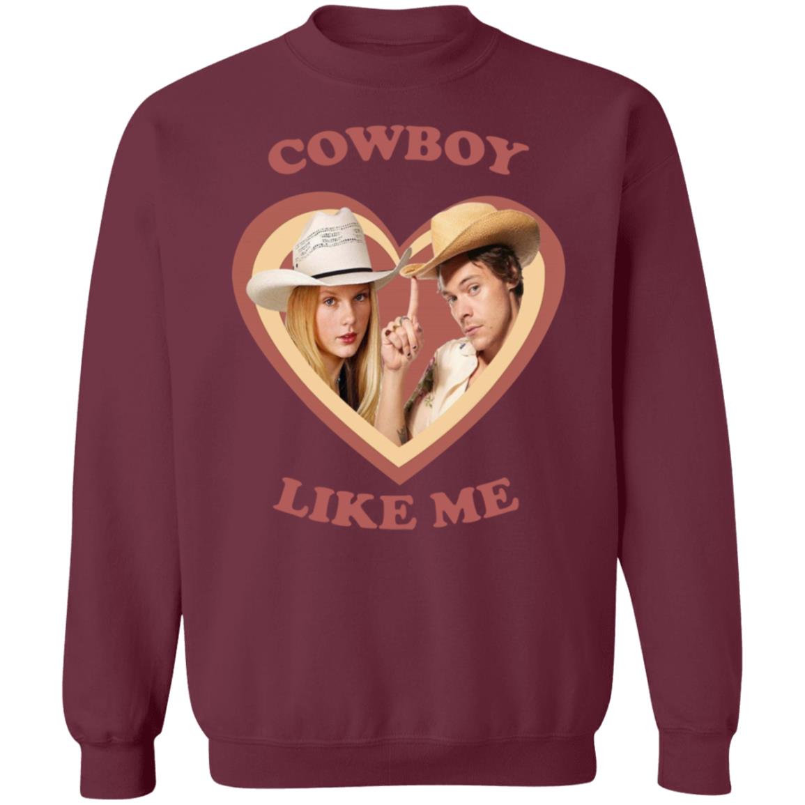 Haylor Cowboy Like Me Shirt Leather Haylor Cowboy Like Me Shirt Hoodie Sweatshirt - Teechipus