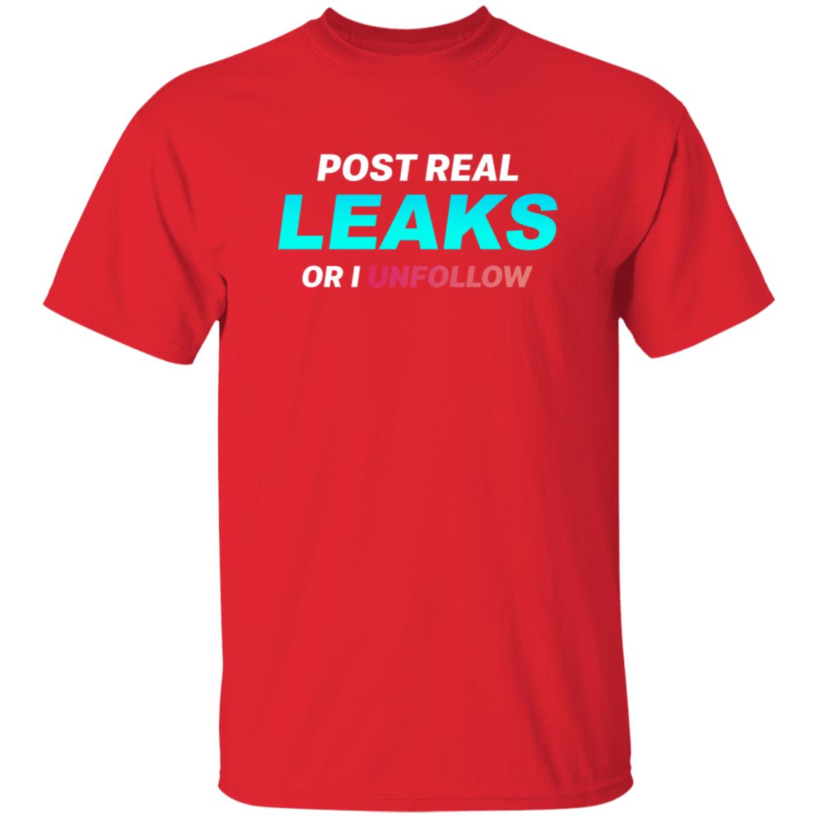 Post Real Leaks Of I Unfollow Shirt Fitzy Leakz - Teechipus