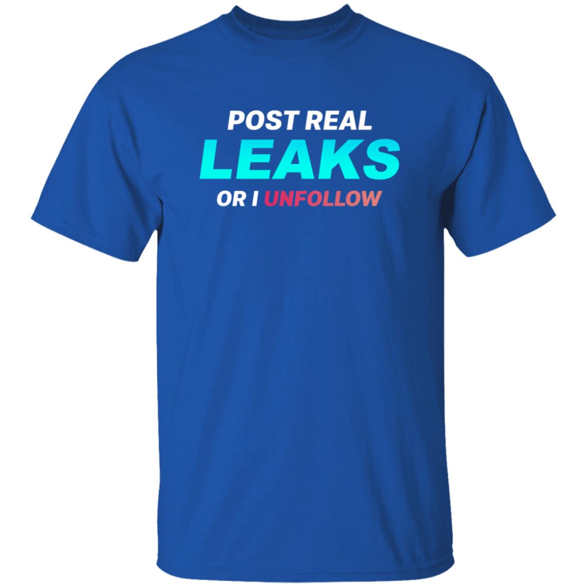 Post Real Leaks Of I Unfollow Shirt Fitzy Leakz - Teechipus