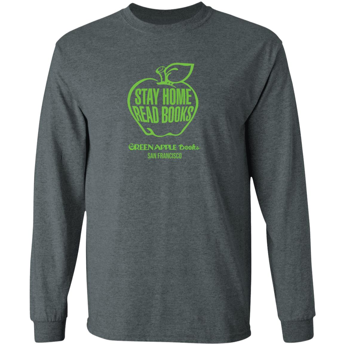 Stay Home Read Books Green Apple Books Shirt - Teechipus