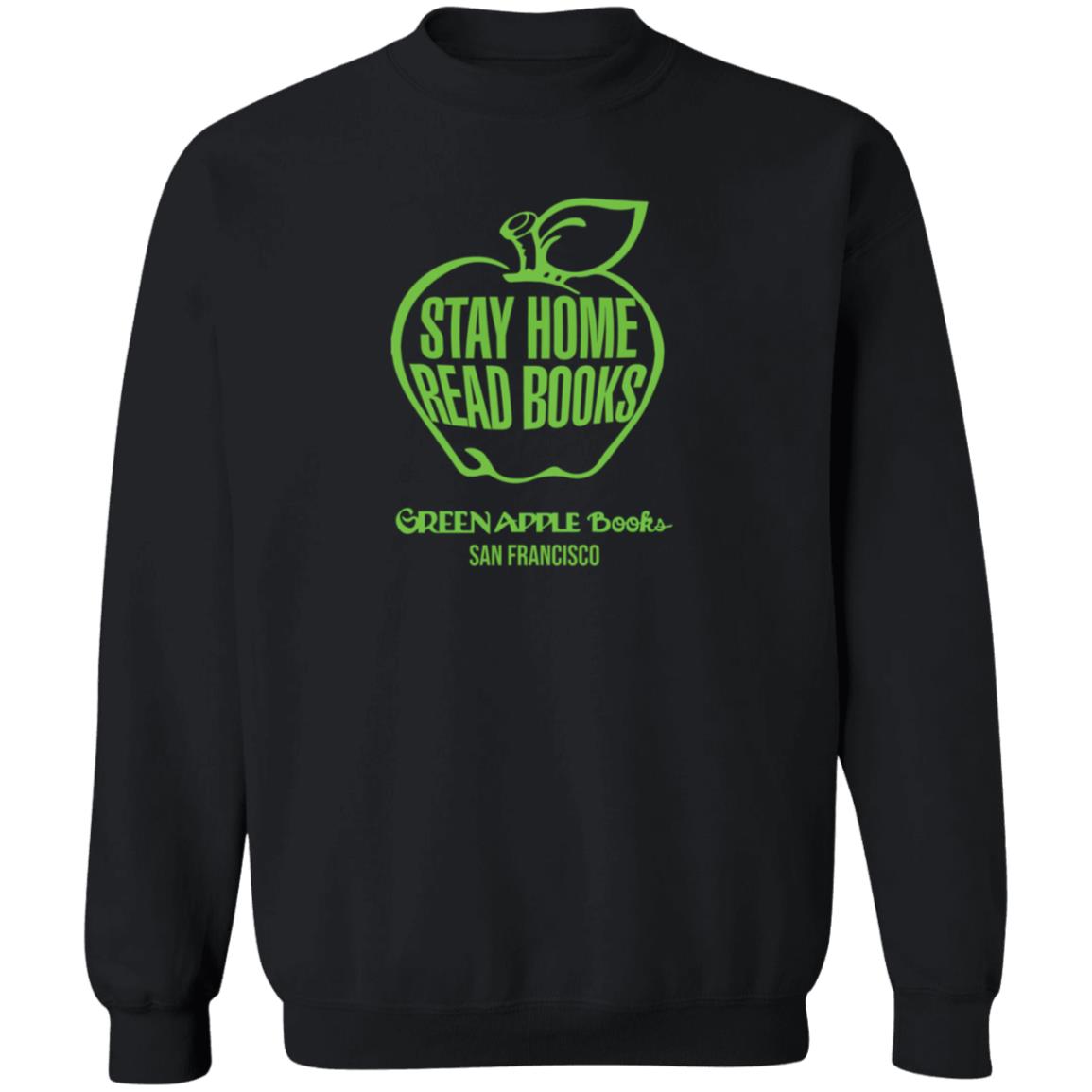 Stay Home Read Books Green Apple Books Shirt - Teechipus