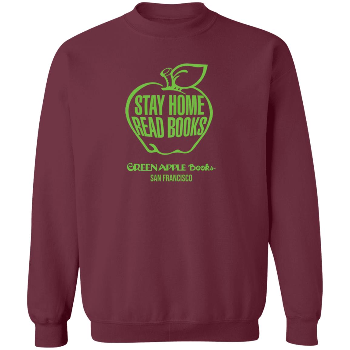 Stay Home Read Books Green Apple Books Shirt - Teechipus