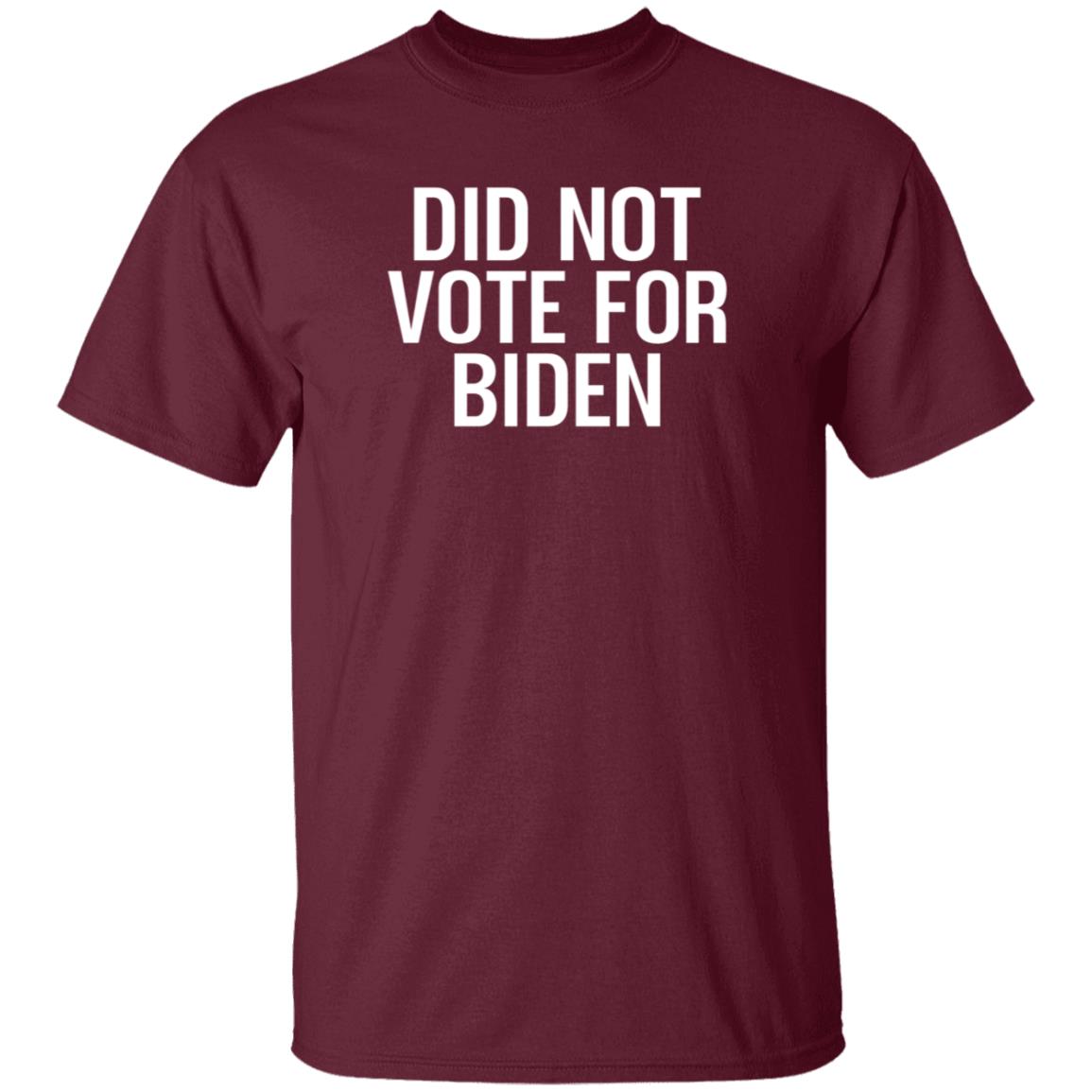 Clay Travis Did Not Vote For Biden Shirt Hoodie Sweatshirt - Teechipus
